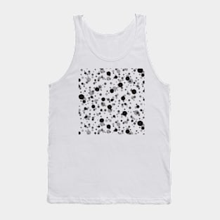 Monochrome Dots Pattern Tank Top